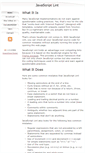 Mobile Screenshot of javascriptlint.com